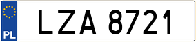 Truck License Plate